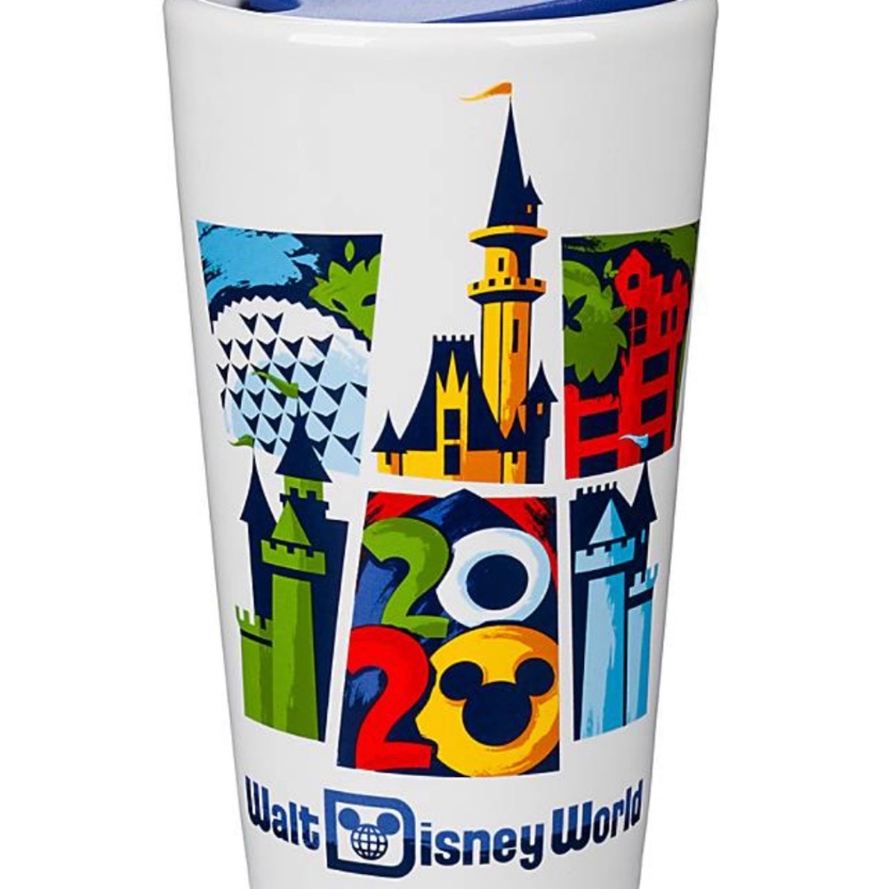 NEW Walt‎ Disney World 2020 Mickey Mouse Castle Travel Tumbler Ceramic Cup Mug